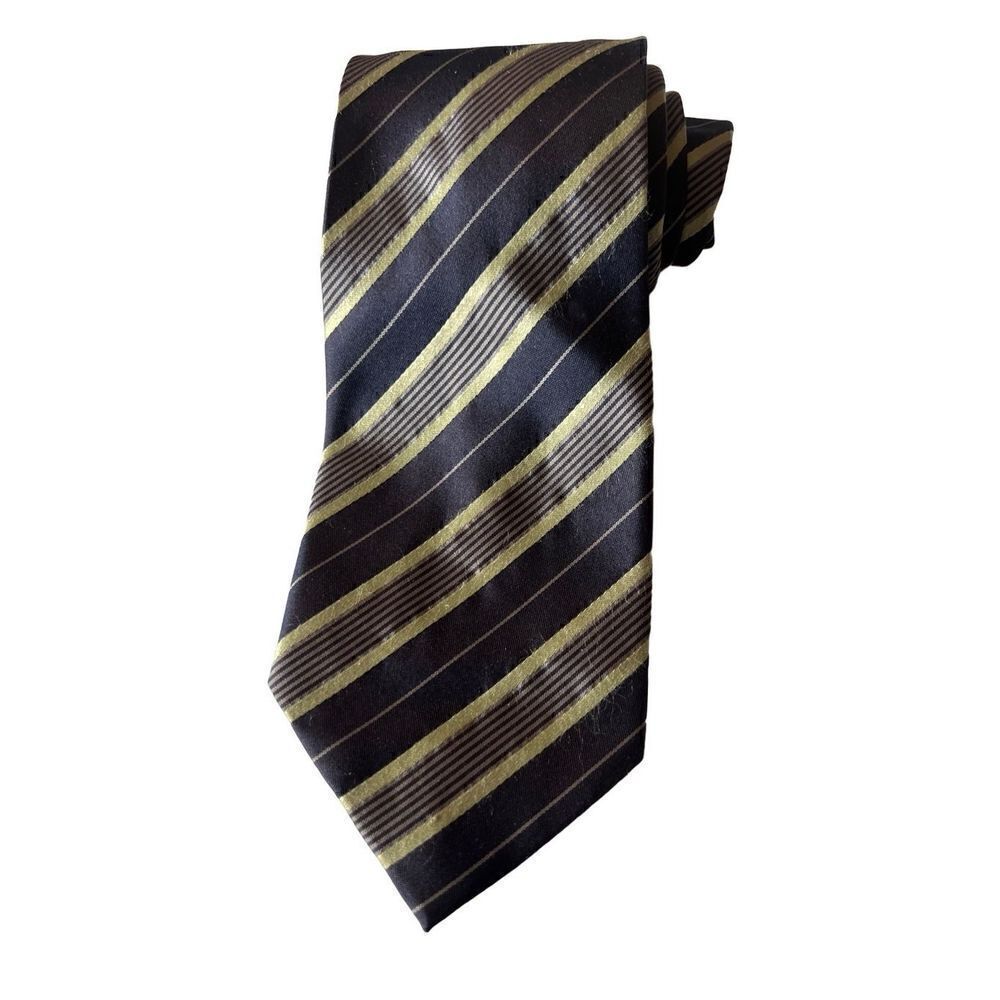 Bergamo New York repp silk tie